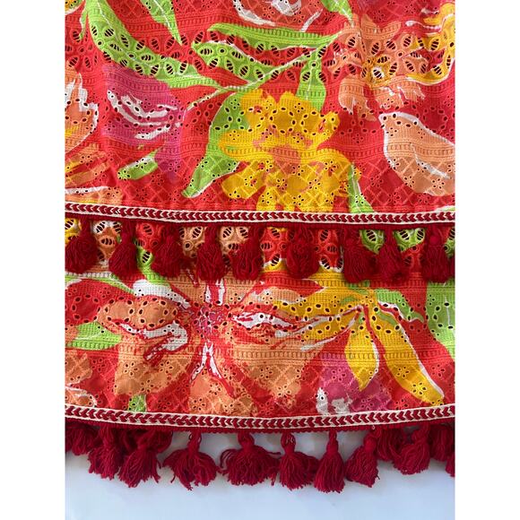 NWT Verb Pallavi Singhee Floral Tassle Mini Skirt Womens XS Boho Chic Fairy - Picture 10 of 16